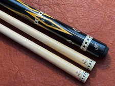 Meucci BMC Ebony Diamond Pool Cue with 2 The Pro Maple Shafts. Signed 15/100