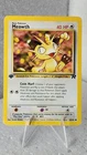 Meowth 62/82 1st Edition Team Rocket 2000 Pokemon TCG