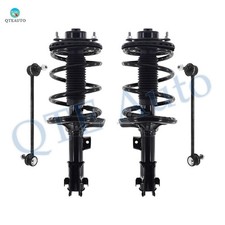 Set Of 4 Front Sway Bar Link-quick Complete Strut To 2004-2011 Mitsubishi Galant