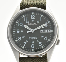 [Near MINT] Seiko 7S26-3060 Military Green Dial Automatic Watch Men's From JAPAN