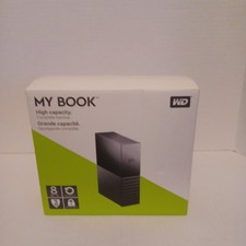 Western Digital WD My Book HDD - 8TB  External Hard Drive WDBBGB0080HBK-NESN