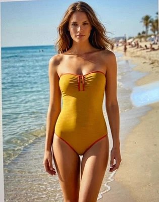 maillot de bain sans bretelles ERES samarkand sult T 42 NEUF ÉTIQUETTE V. 280€ - Photo 1/4