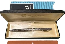 Sheaffer Sterling Silver Diamond Cut Ballpoint Pen