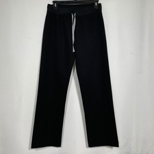 FIGS Livingston Technical Collection Black Straight Leg Scrub Pants Men's XS
