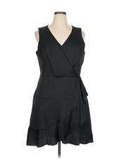 Nine West Women Black Cocktail Dress XL
