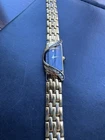 Vintage Seiko Tank 2E20-7309 Classic Half Moon Women's Gold Dress Watch READ