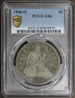 New Listing1846-O (G06) Seated Liberty Dollar $1 PCGS - Great Type Coin