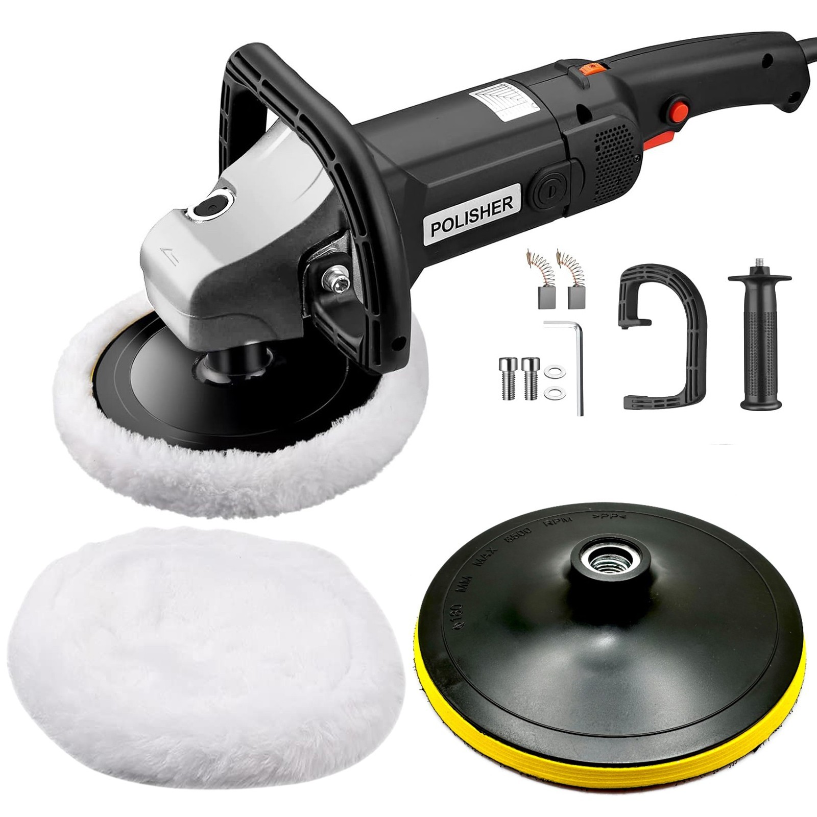 Car Buffer/Polisher/Waxer,8-Speed,Rotary/DA Polishing Machin
