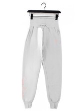 Gym King Women's Sports Bottoms UK 8 Grey Cotton with Polyester Sweatpants
