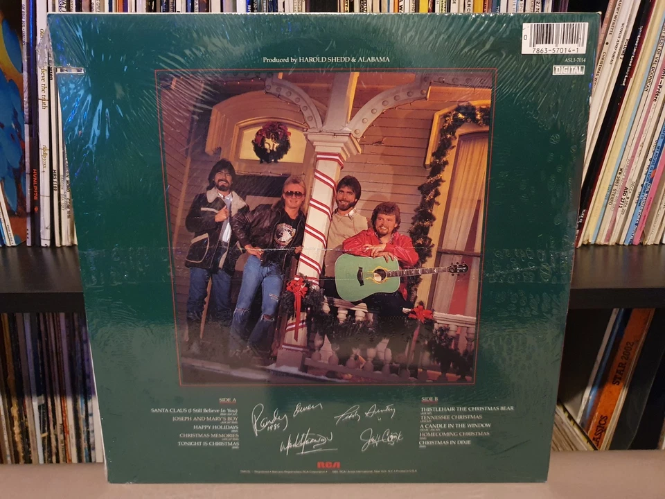 ALABAMA Christmas Vinyl L.P **1985 USA IMPORT** ASL1-7014 - BRAND NEW AND SEALED - Image 2 of 4