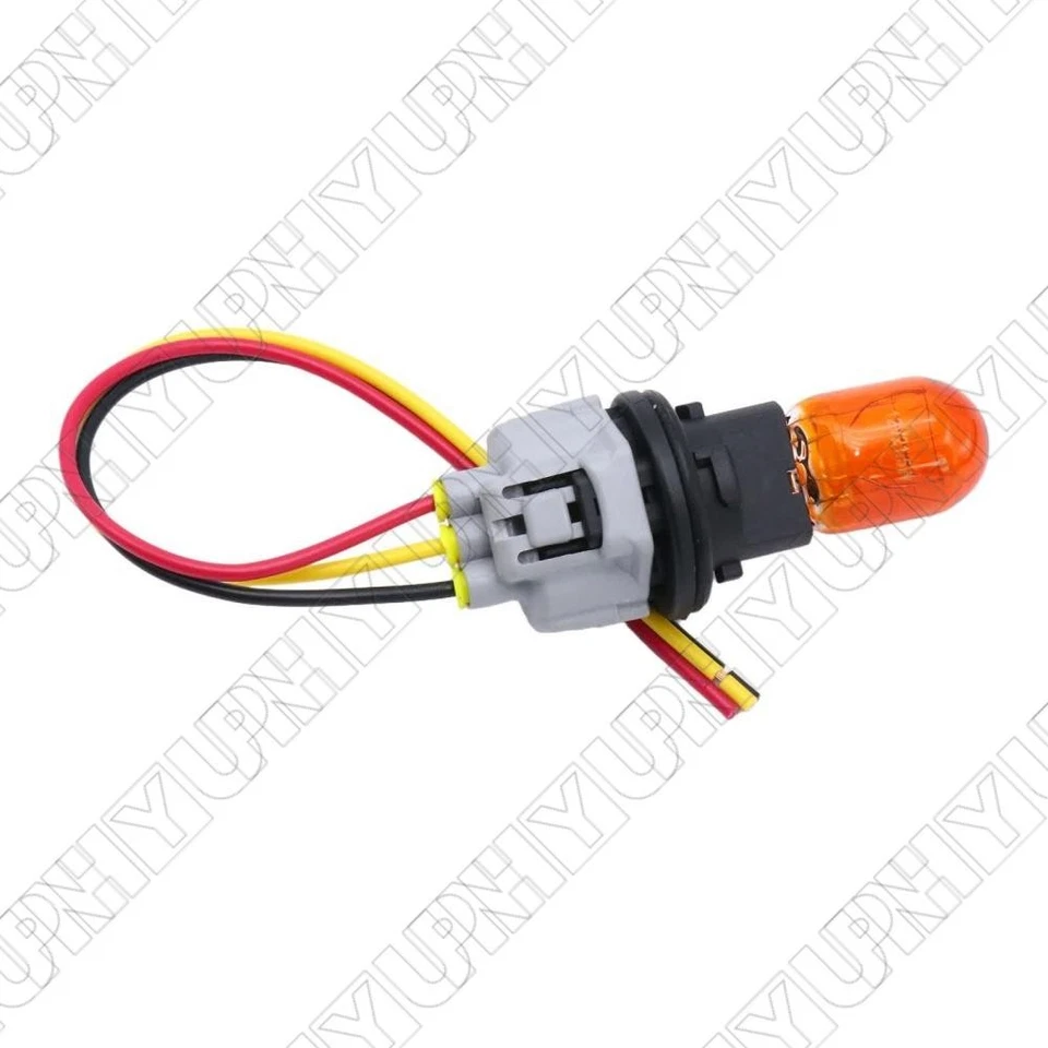 Car Turn Signal Light Socket＆Bulb＆Connector For Toyota Highlander Avalon Tacoma - Image 2 of 4