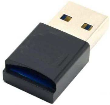 System-S Mini Adapter USB A 3.0 für microSD Karten Leser Card Reader