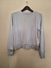 Vuori Daydream Crew Long Sleeve Pullover Knit Top Shirt Strato Tech SZ M