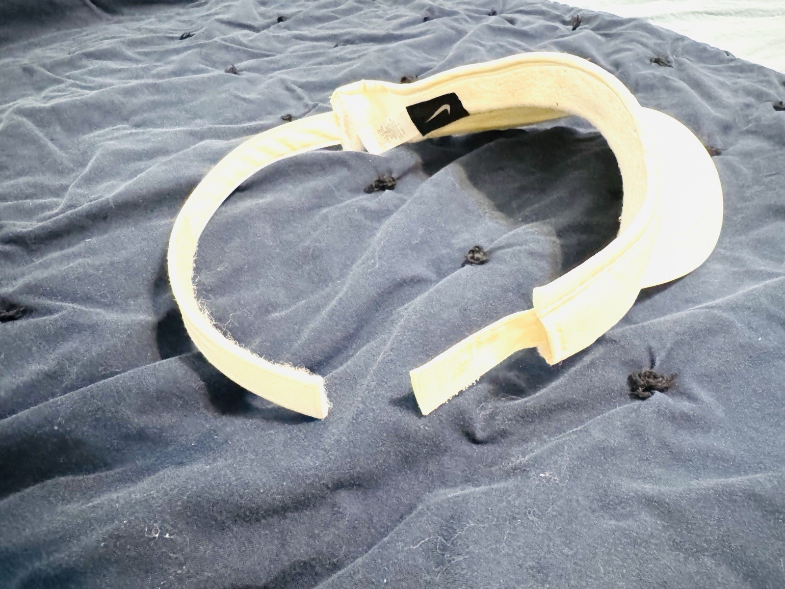 Vintage Y2K NIKE Visor Hat Cap White Adult Golfing Tennis  One Size Rare thumbnail 7