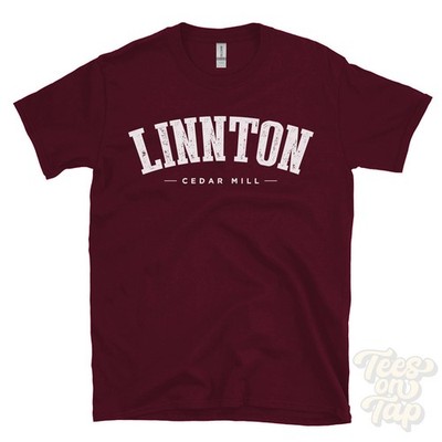 LINNTON CEDAR MILL T-SHIRT Washington Oregon USA retro varsity hometown gift