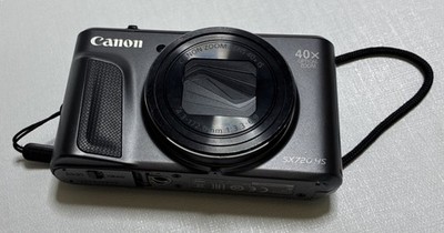 Canon SX720 HS Compact Digital Camera 20.3MP 40x Optical Zoom Wi-Fi Black Flaw