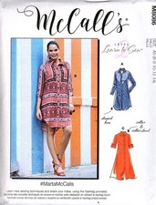 McCalls M8086 Misses 6 to 14 Learn to Sew Dresses Uncut Sewing Pattern