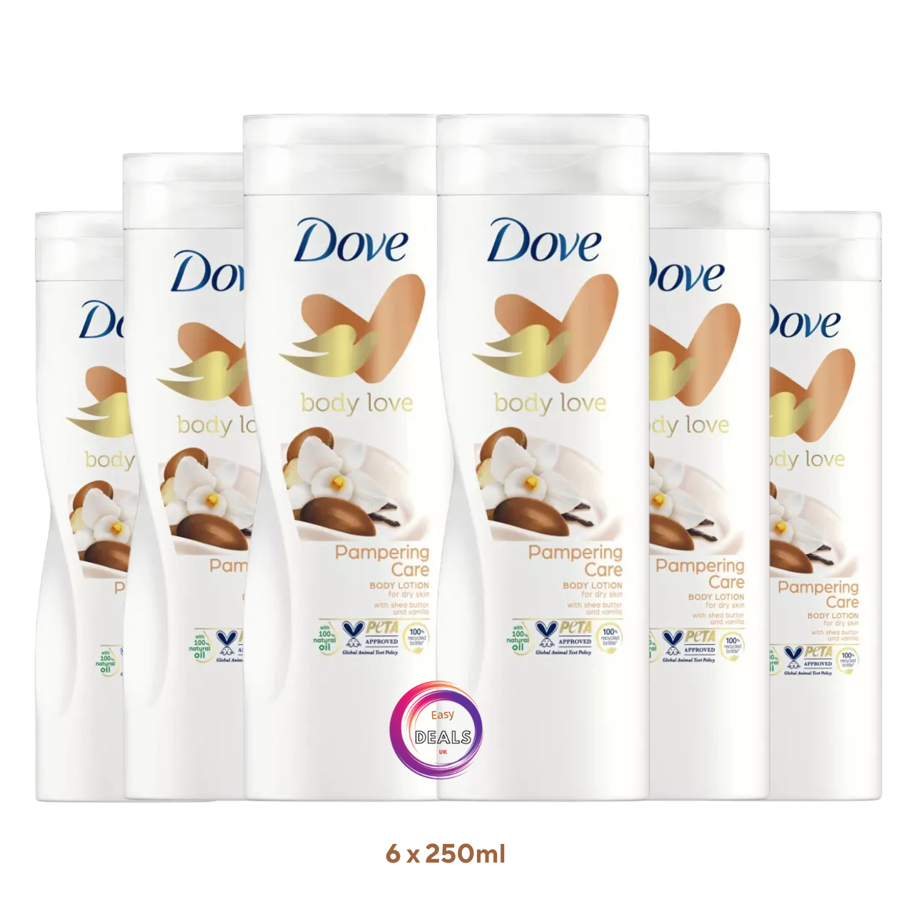 Dove Purely Pampering Shea Butter Body Lotion 400ml x3 Moisturiser - Image 5