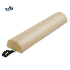 Half round Massage Table Bolster Pillow Pad - 26 X 6 X 3 Inch - Cream