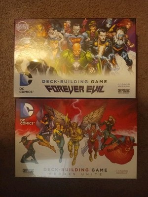 DC Deck Building Game Heroes Unite + Forever Evil Sealed New
