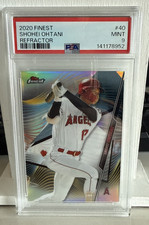 2020 Topps Finest Shohei Ohtani Refractor #40 PSA 9