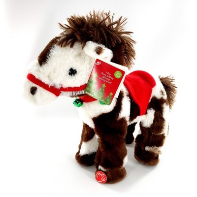 Dan Dee Christmas Walking Animated Horse Plush Neighing Stuffed Toy Tested Works