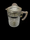Vintage PYREX Flameware 10 Cup Glass Percolator Coffee Pot USA Complete