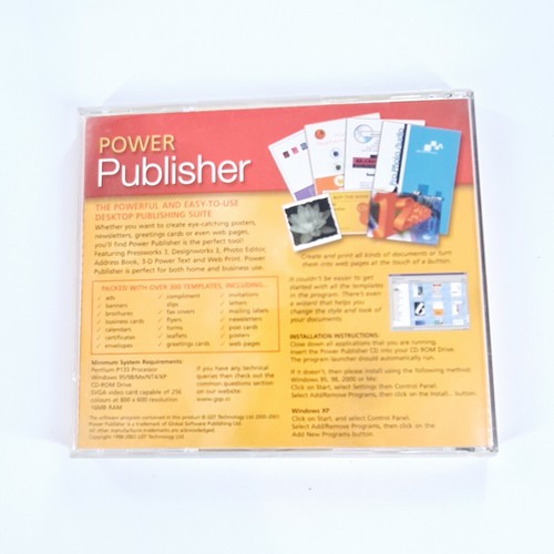 Power Publisher PC CD-ROM - Software (2002) - 第 3/5 張圖片
