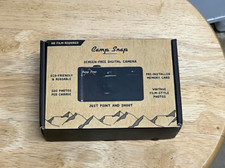 Camp Snap Screen Free Digital Camera- No Film Required -Model 1501-Black-NIB