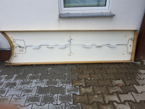 Leuchtreklame Bitburger Premium Pils Dorfhotel Gasthof Jagdhof Schild 6,30m.Lief - Bild 11 von 11