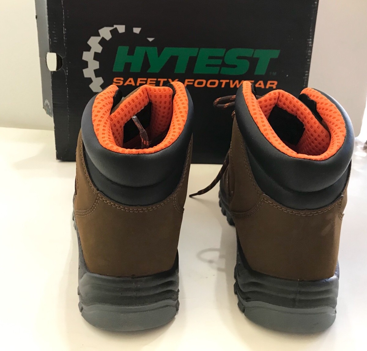 Hytest Work Boots Mens 8.5 W Knox K13751 Lace‎ Up Steel Toe Waterproof Brown Knox 2 6 main image 3