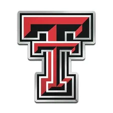 Texas Tech University Red Raiders sticker logo NCAA weatherproof bumper vinyl
