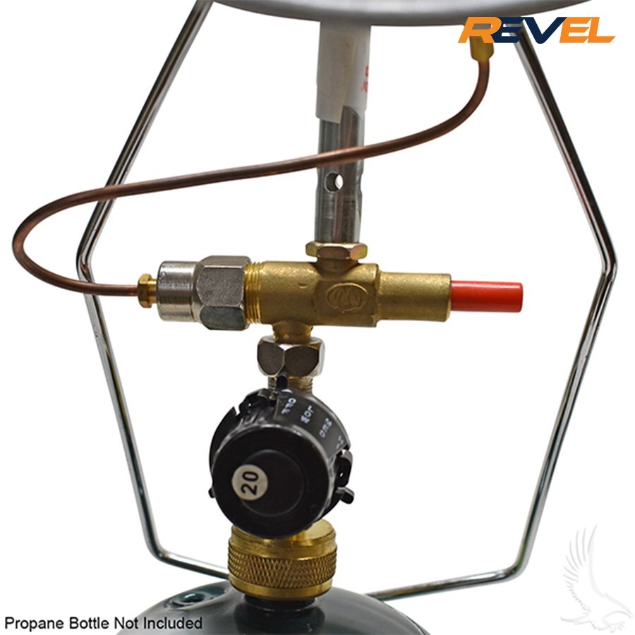 Portable Propane Heater with Cupholder & Stand for Marine, Golf Cart