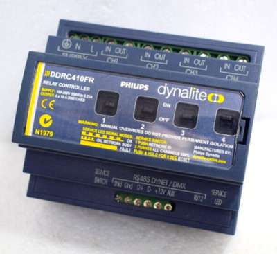 PHILIPS DYNALITE DDRC410FR RELAY CONTROLLER 100-240V