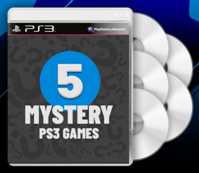 PS3 Mystery Video Game Lot-Playstation 3 (5 Games)Great Condition Fast Shipping!