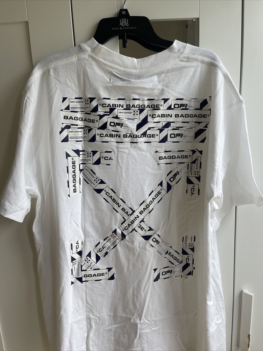 off-white Tシャツ S AIRPORT TAPE Brand New Off-White - Airport Tape S/S T-Shirt - White