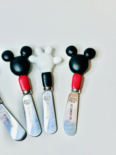 Cuchillos de tablero de queso Mickey Mouse, juego de 4 piezas, hogar Disney, cocina Disney - Imagen 8 de 8