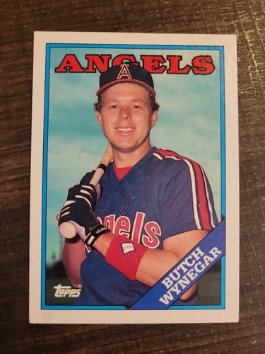 Tarjeta de béisbol Butch Wynegar #737 1988 Topps LP Angels - Imagen 1 de 2