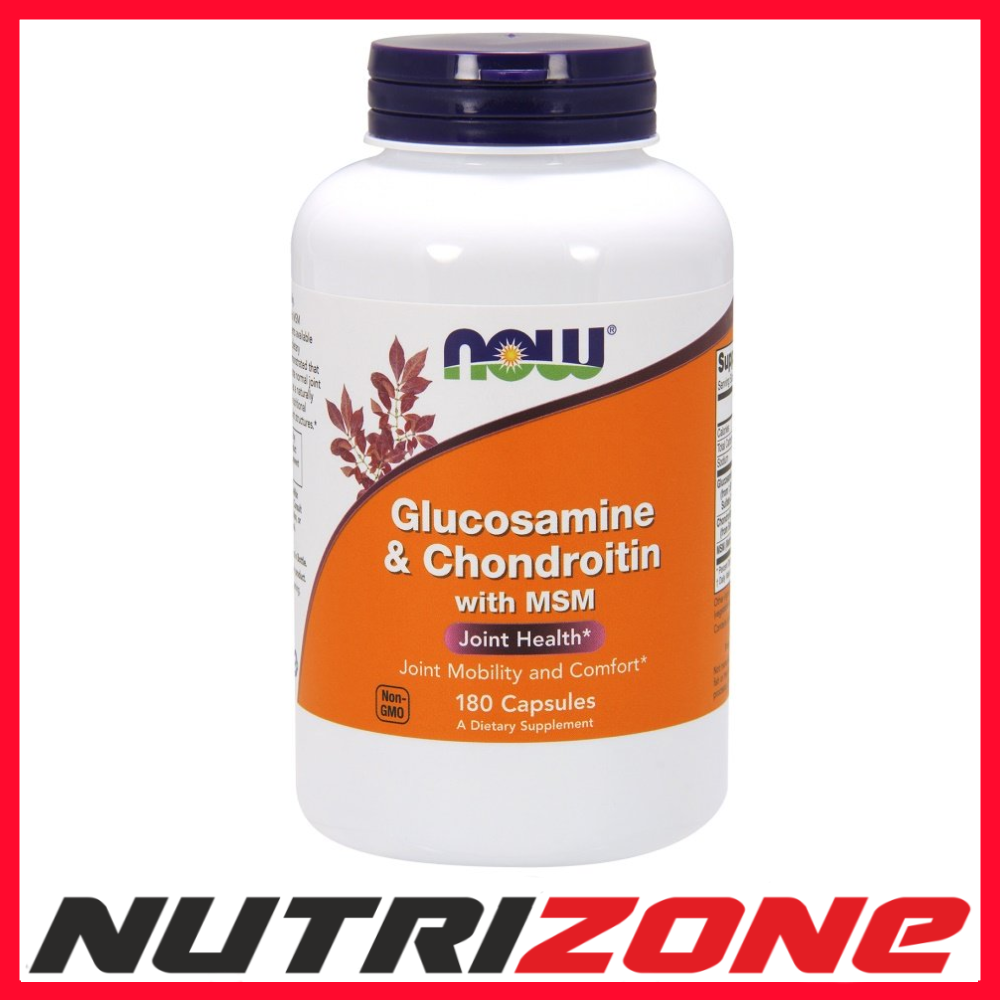 Now Foods Glucosamine & Chondroitin with MSM Joint Health - 180 caps