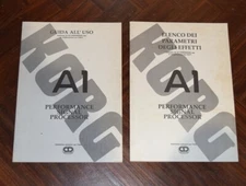 KORG A1 Original Manuals in ITALIAN - Instruction Manuals and Effect Parameters