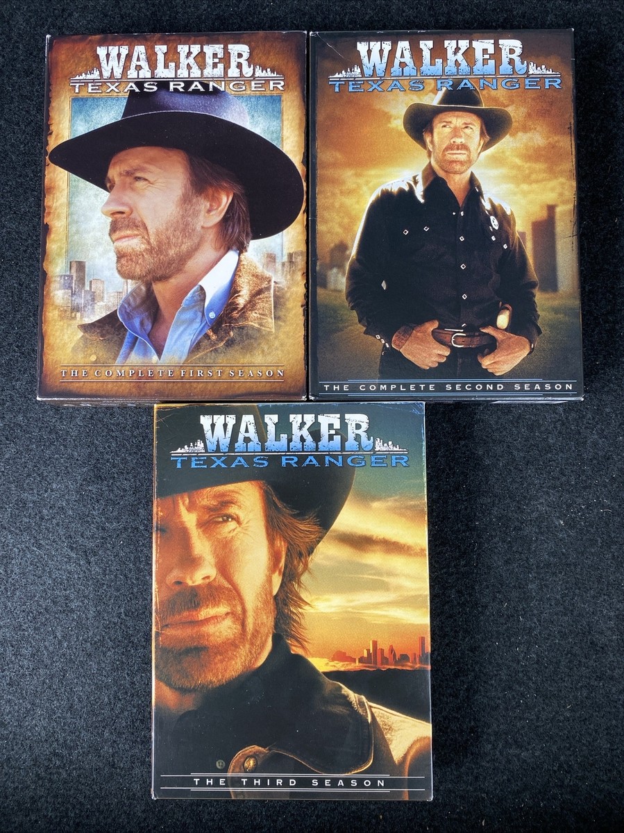Walker Texas Ranger Seasons 1-2 And 3 DVD 21 Disc Set B59 | eBay