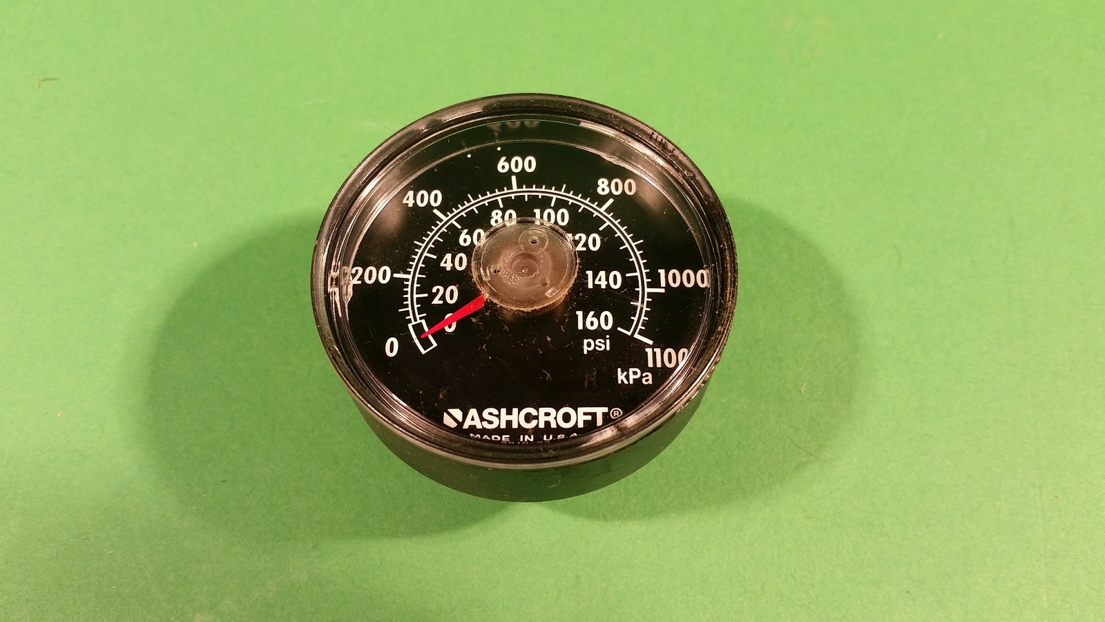 Pressure Gauge 2" Inch Dial 160 Psi 11 Bar 9010-03