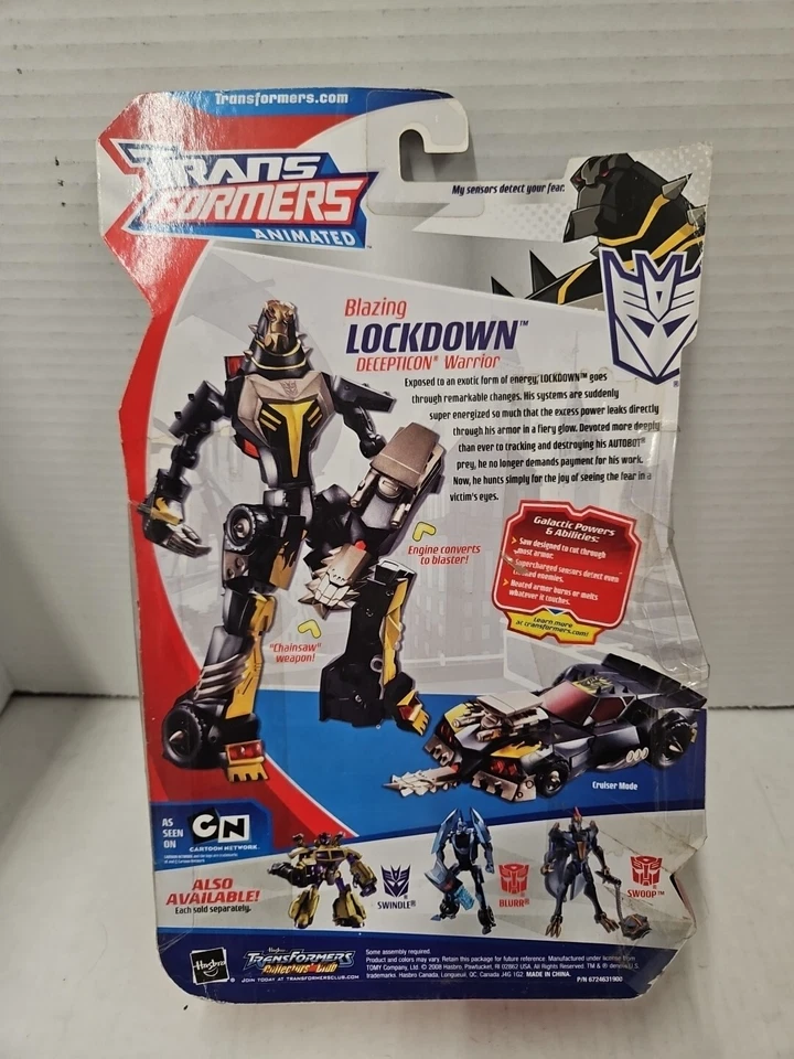 Transformers Animated - Decepticon Lockdown Deluxe класса - новый - запечатанный - Изображение 2 из 4
