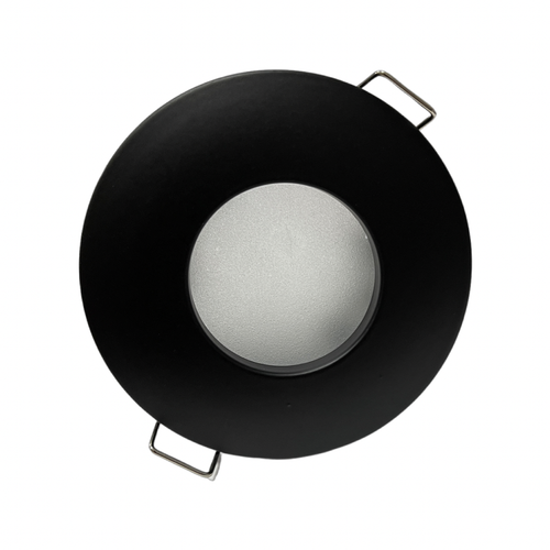 Recessed Downlight Round Bathroom GU10 Ceiling Light Fixture IP65 Spotlight Fixt - Picture 8 of 9
