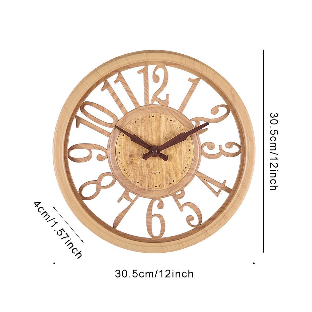 Battery Powered Kitchen 3D Clock Art Home Decor Wall Watch Wall Clock