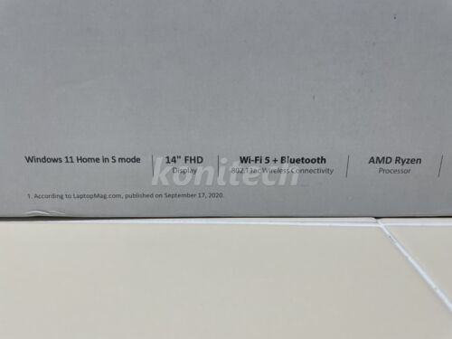 ASUS 14" Laptop 14 FHD Laptop AMD Ryzen 3 7320U 4GB RAM DDR5 128GB SSD - Black - Picture 2 of 4