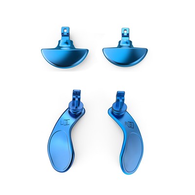 4PCS Mehrfarbige Edelstahl-Back-Button-Paddles für PS5 Edge-Controller