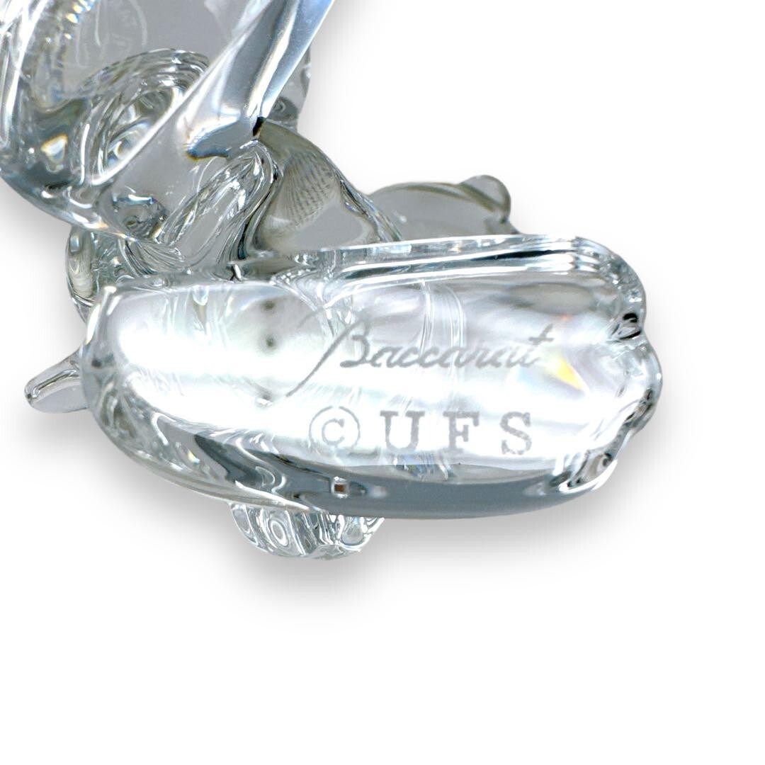 【希少品】Baccarat　SNOOPY彫刻 Baccarat x Snoopy collaboration figurine crystal glass