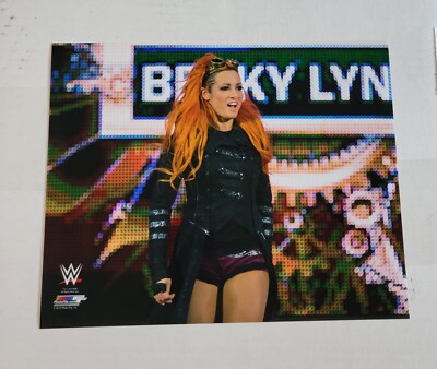Becky Lynch Official Photofile WWE 8x10 Photo Photograph Rare Steam Punk Entranc