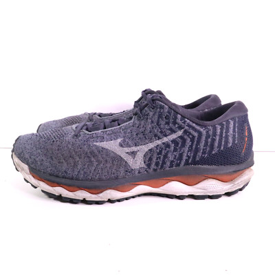 Mizuno Wave Sky WaveKnit 3 Women's Size 10 Running Shoes Flint/Blue J1GC192539
